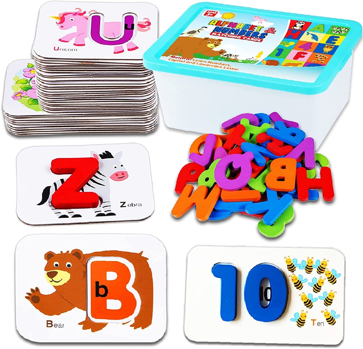 Wooden Alphabet Flash Cards | CozyBomB™