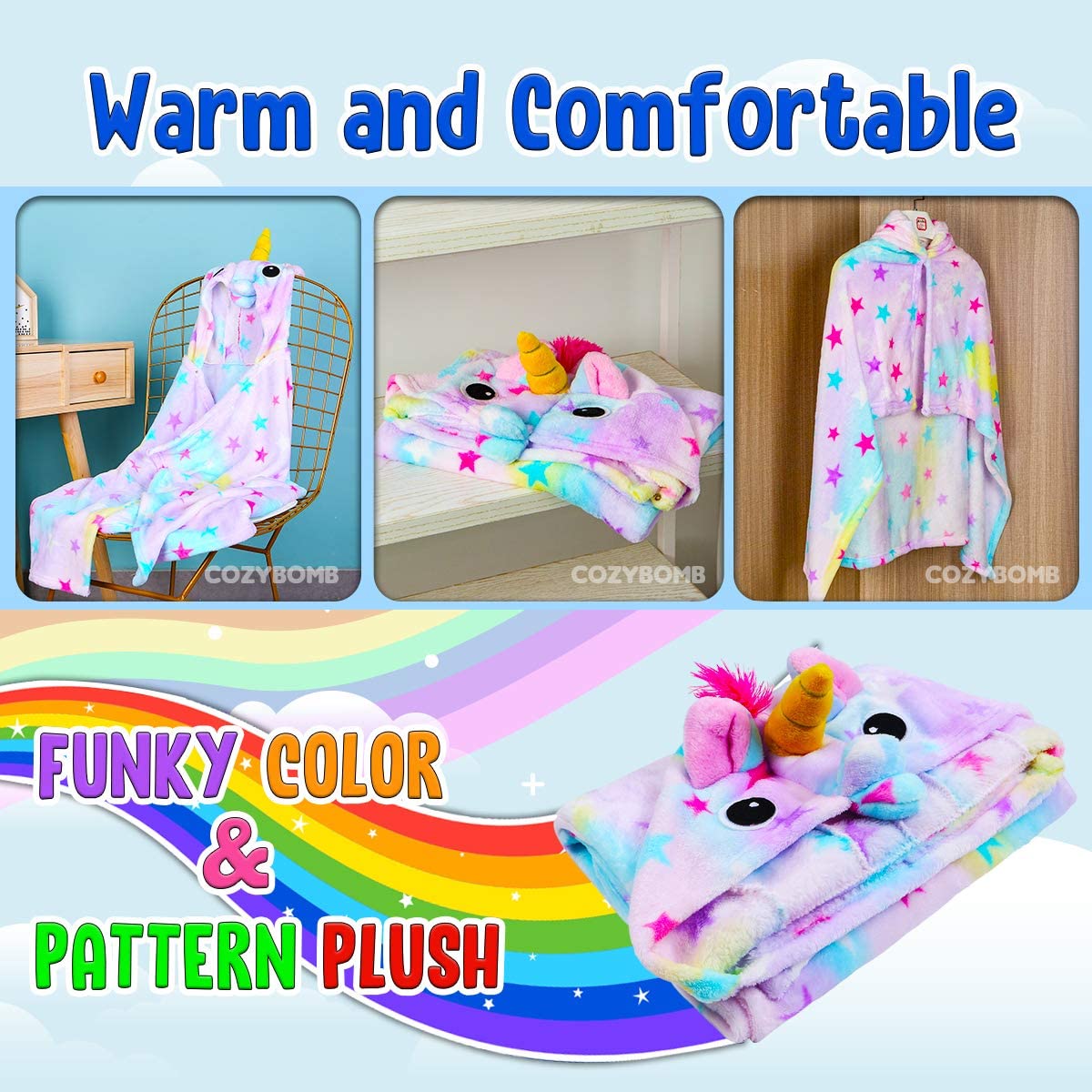 Unicorn Soft Blanket | CozyBomB™